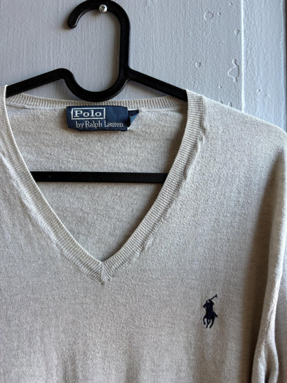 Beige Pima Cotton Long Sleeve Shirt — additional view 8