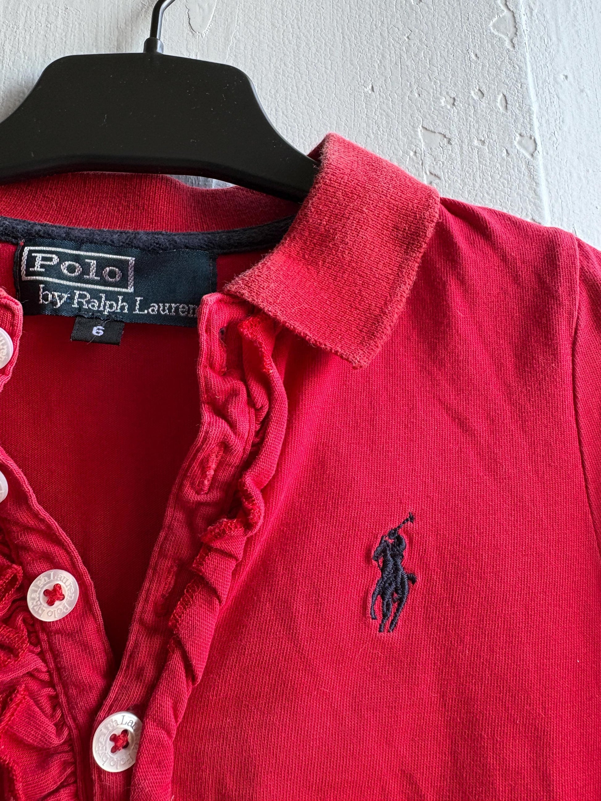 Polo Ralph Lauren Red Long Sleeve Shirt — additional view 5