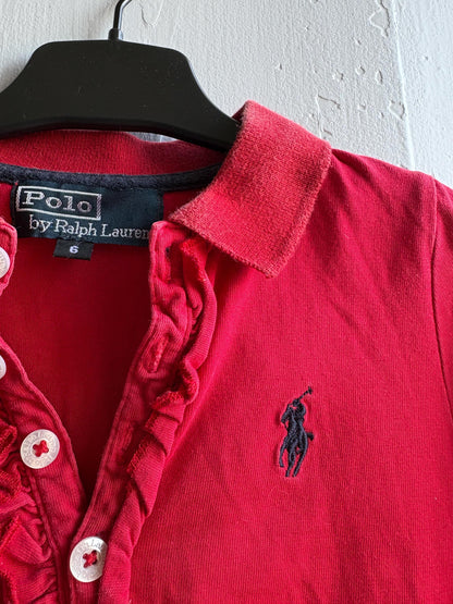 Polo Ralph Lauren Red Long Sleeve Shirt — additional view 5