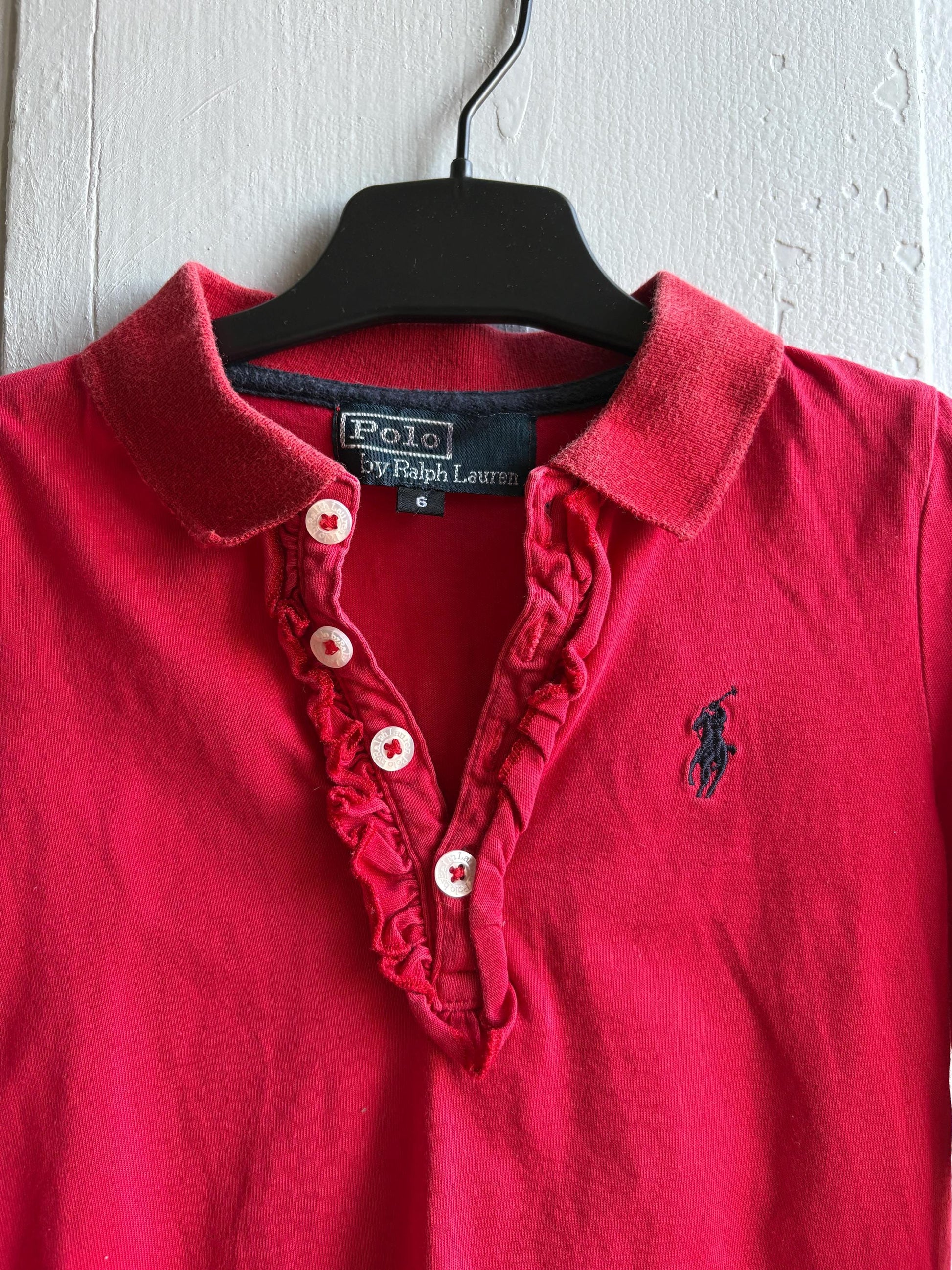 Polo Ralph Lauren Red Long Sleeve Shirt — additional view 7