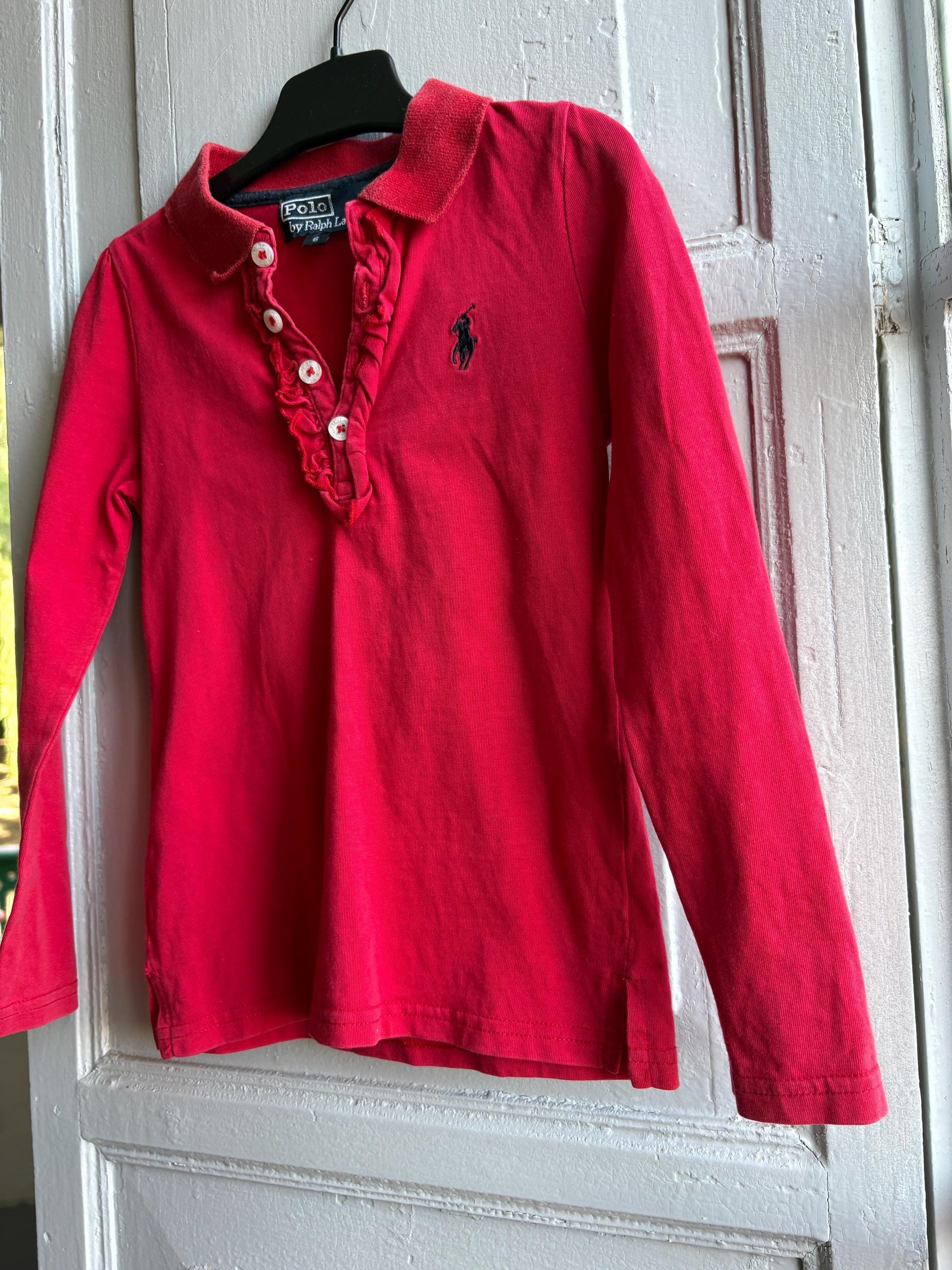 Polo Ralph Lauren Red Long Sleeve Shirt — additional view 12