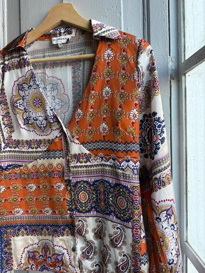 Colourful Floral Print Women's Blouse — additional view 6