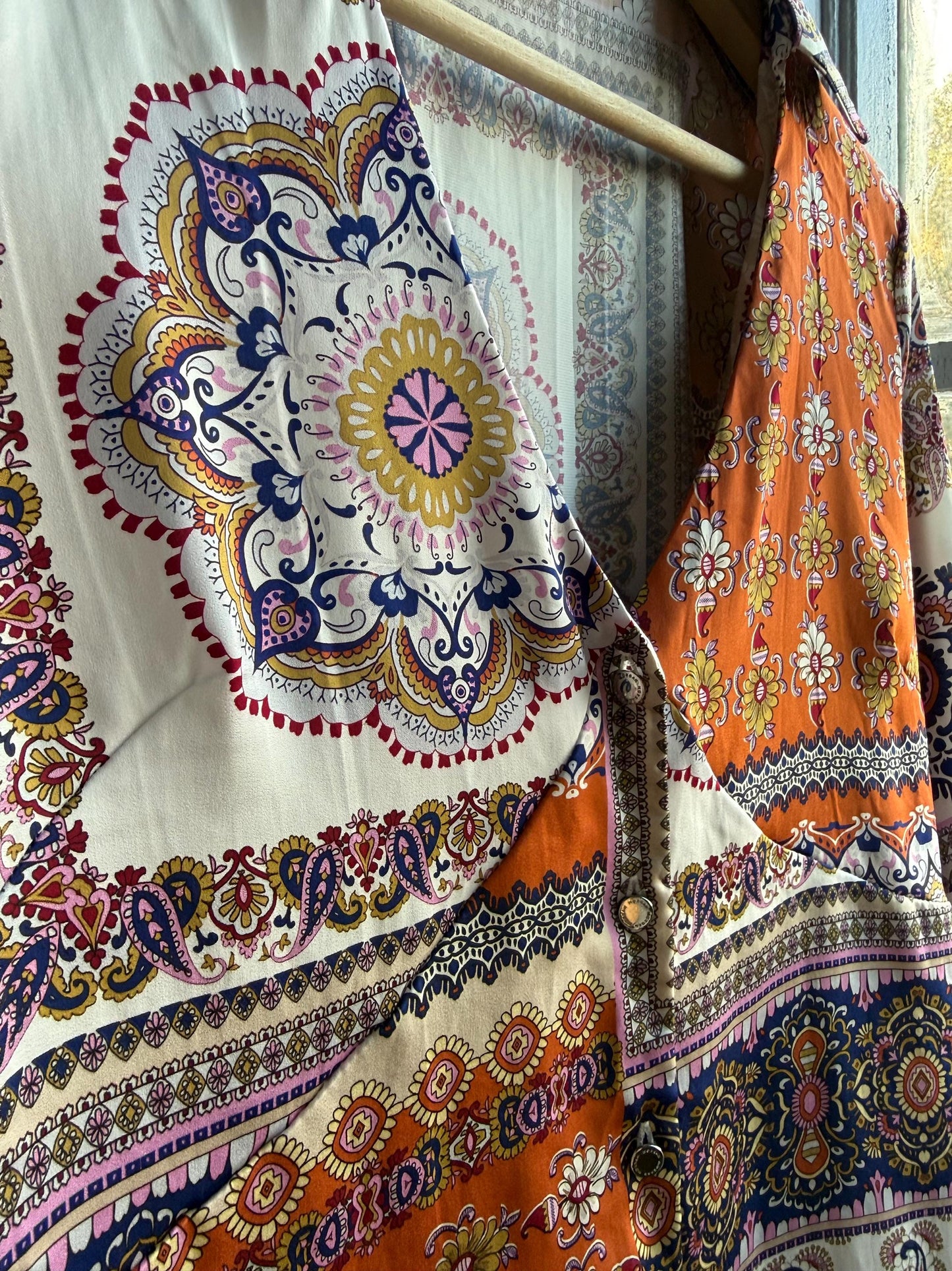 Colourful Floral Print Women's Blouse — additional view 9