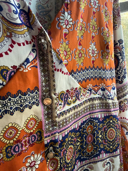Colourful Floral Print Women's Blouse — additional view 10