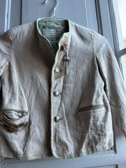 Vintage Linen Jacket for Kids — additional view 10