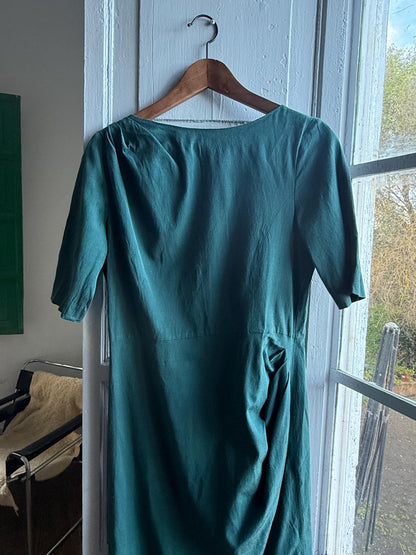 Teal Fitted Evening Dress by Max & Co. — additional view 6