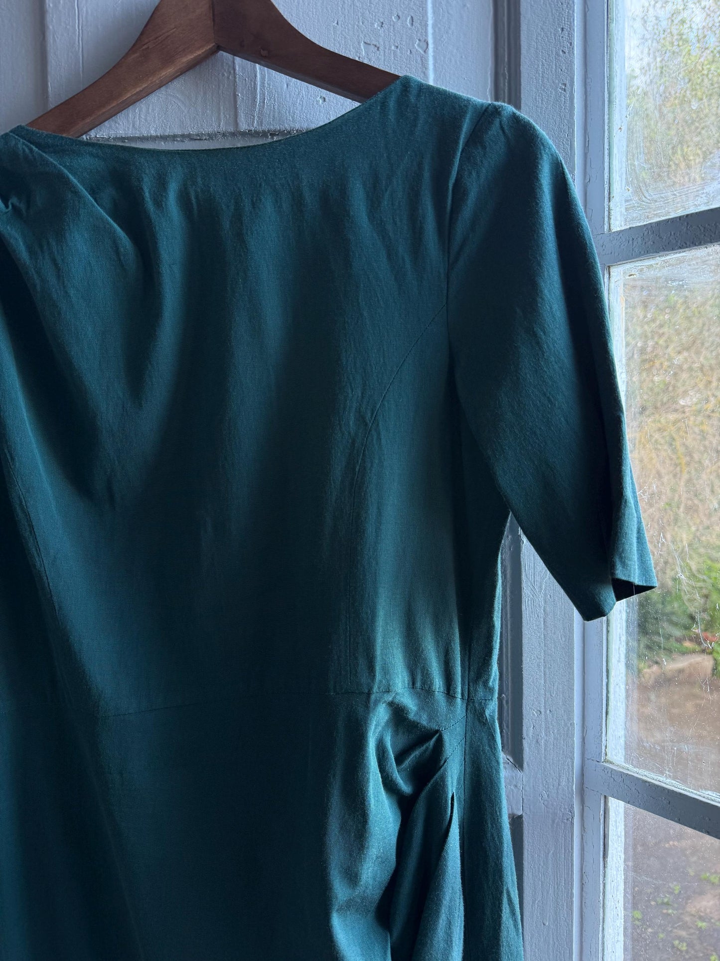 Teal Fitted Evening Dress by Max & Co. — additional view 11