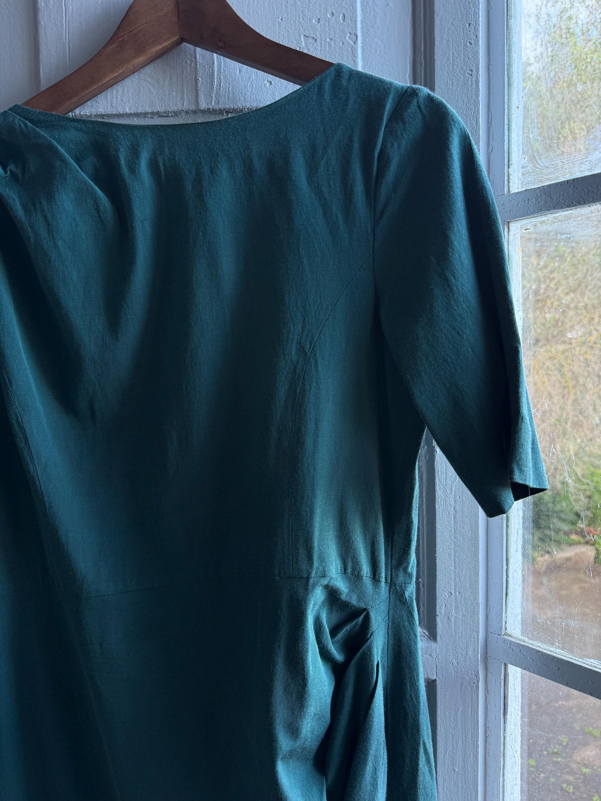 Teal Fitted Evening Dress by Max & Co. — additional view 11