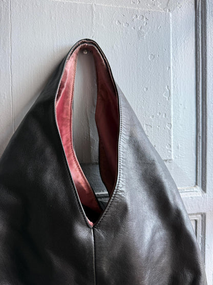 Gianni Chiarini Vintage Black Leather Bag — additional view 9