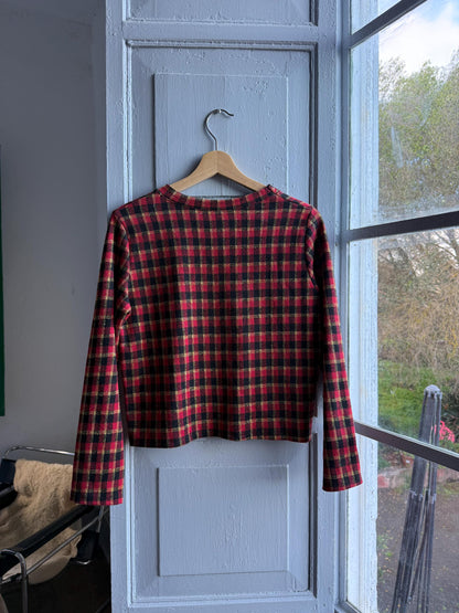 Vintage Plaid Gold Shimmer Women's Shirt — additional view 11