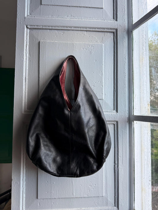 Gianni Chiarini Vintage Black Leather Bag