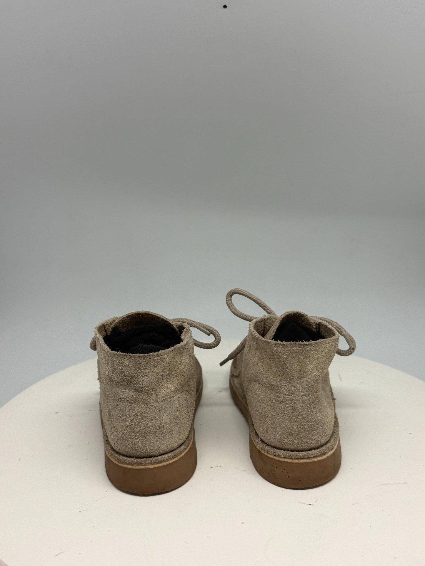 Beige Suede Ankle Boots for Kids — additional view 6