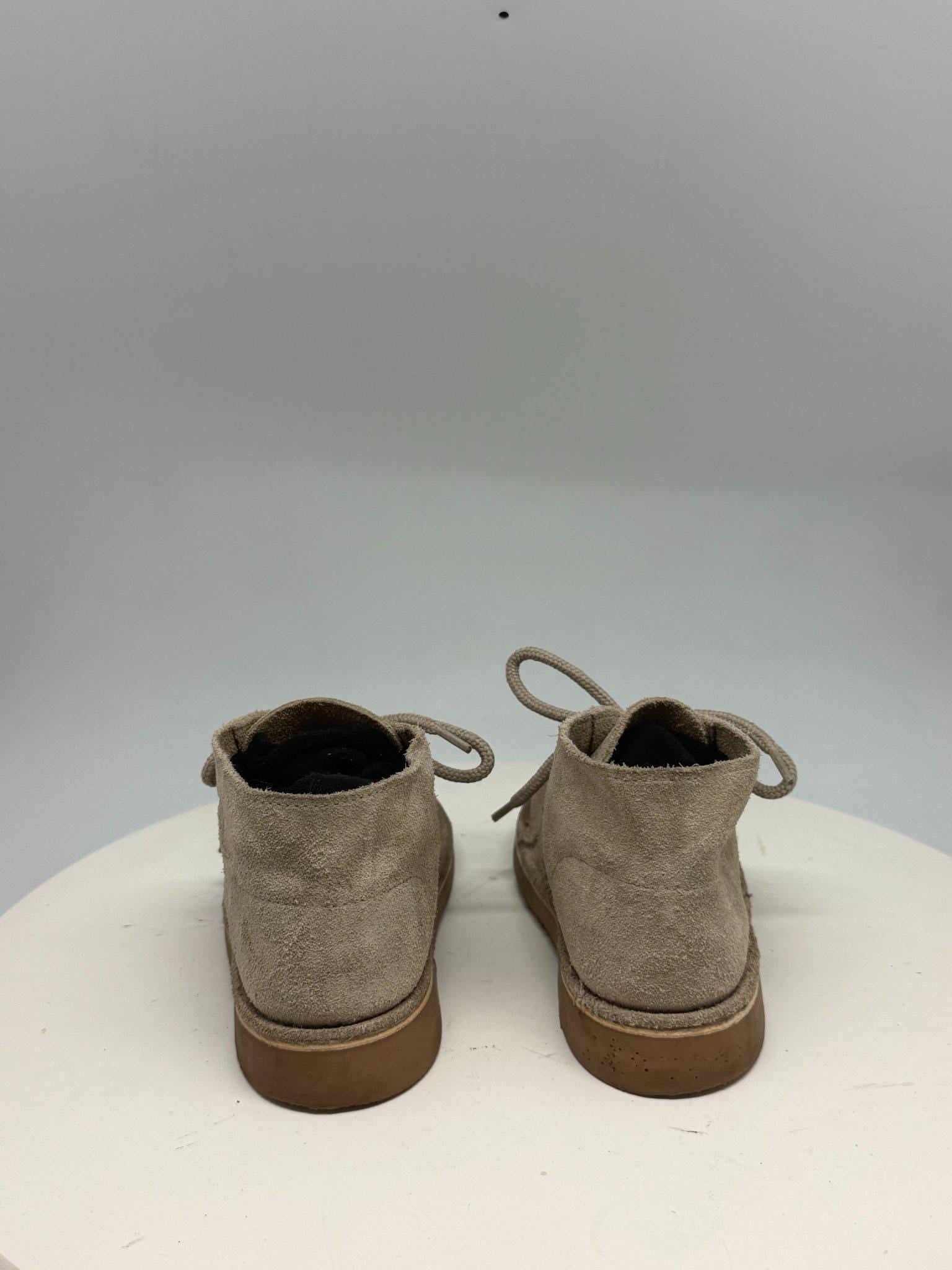 Beige Suede Ankle Boots for Kids — additional view 6