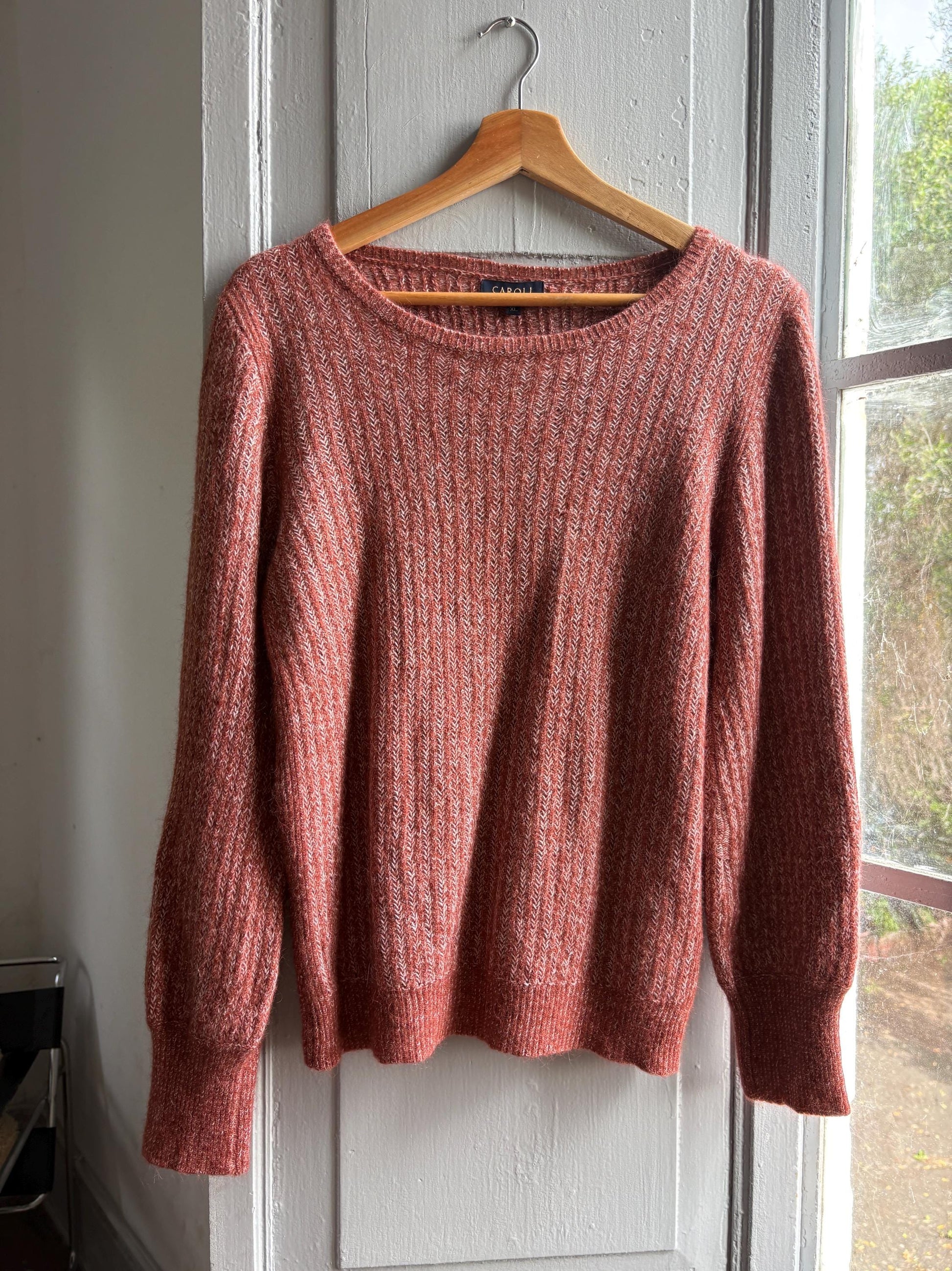 Caroll Paris Pink Wool Blend Jumper — additional view 10