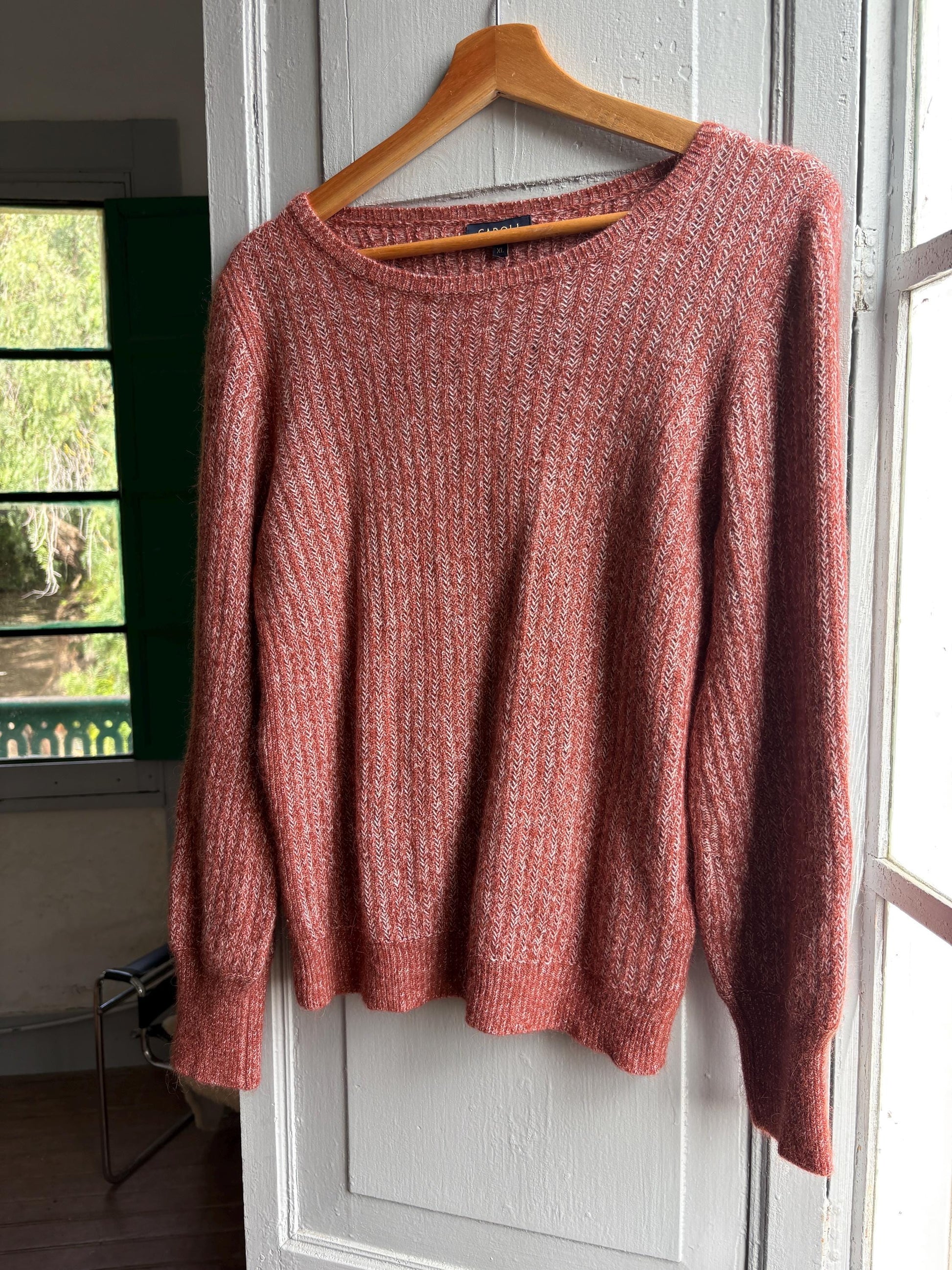 Caroll Paris Pink Wool Blend Jumper — additional view 14