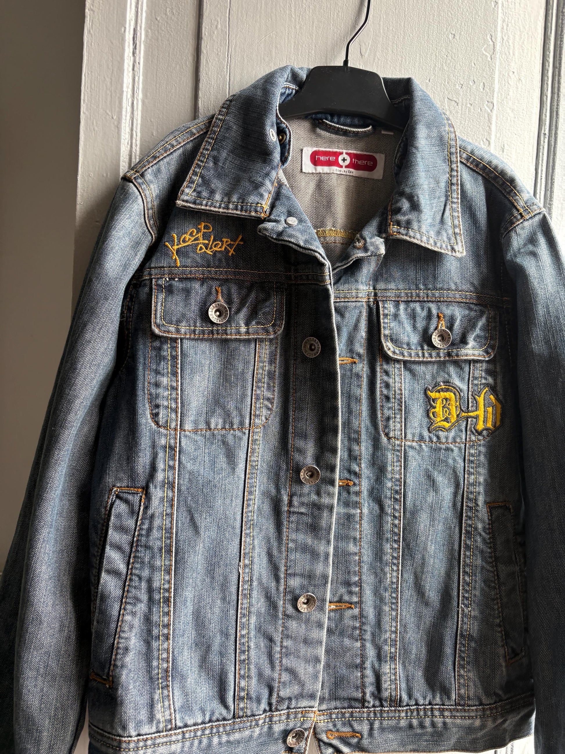 Vintage 90s Blue Denim Kids Jacket — additional view 9