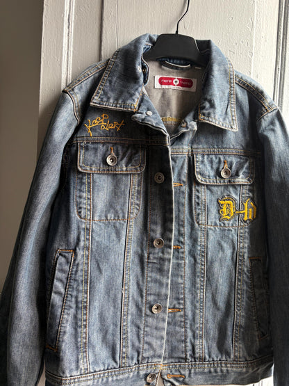 Vintage 90s Blue Denim Kids Jacket — additional view 9