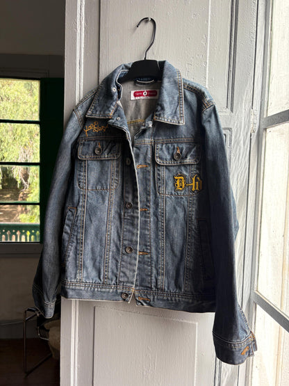 Vintage 90s Blue Denim Kids Jacket — additional view 11