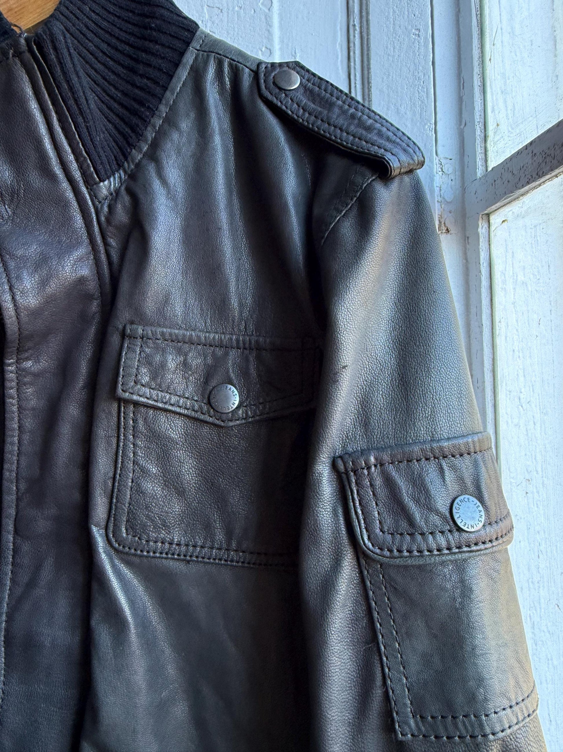 Rare Vintage Black Goat Leather Jacket — additional view 12