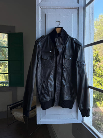 Rare Vintage Black Goat Leather Jacket — additional view 10