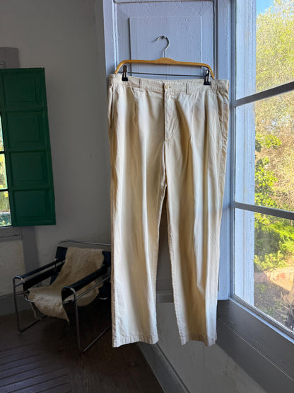 Burberry London Light Yellow Men's Trousers — detail