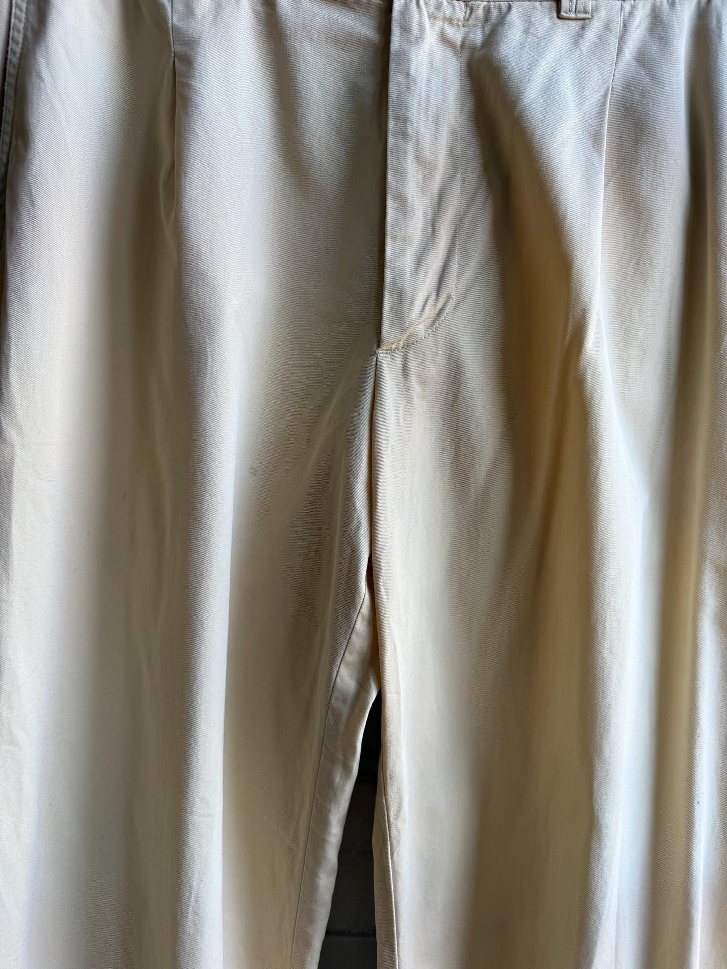 Burberry London Light Yellow Men's Trousers — additional view 8