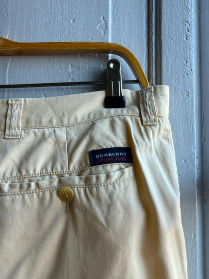 Burberry London Light Yellow Men's Trousers — additional view 11