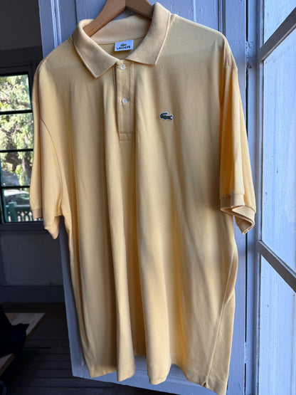Vintage Yellow Lacoste Polo Shirt for Men — additional view 9