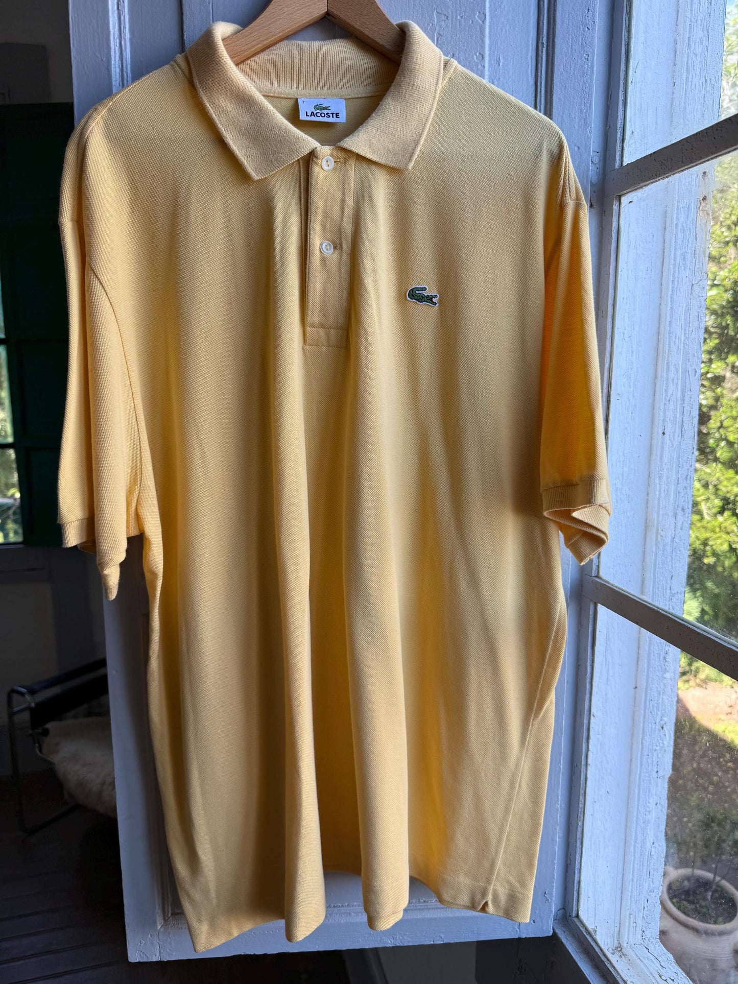 Vintage Yellow Lacoste Polo Shirt for Men — additional view 10