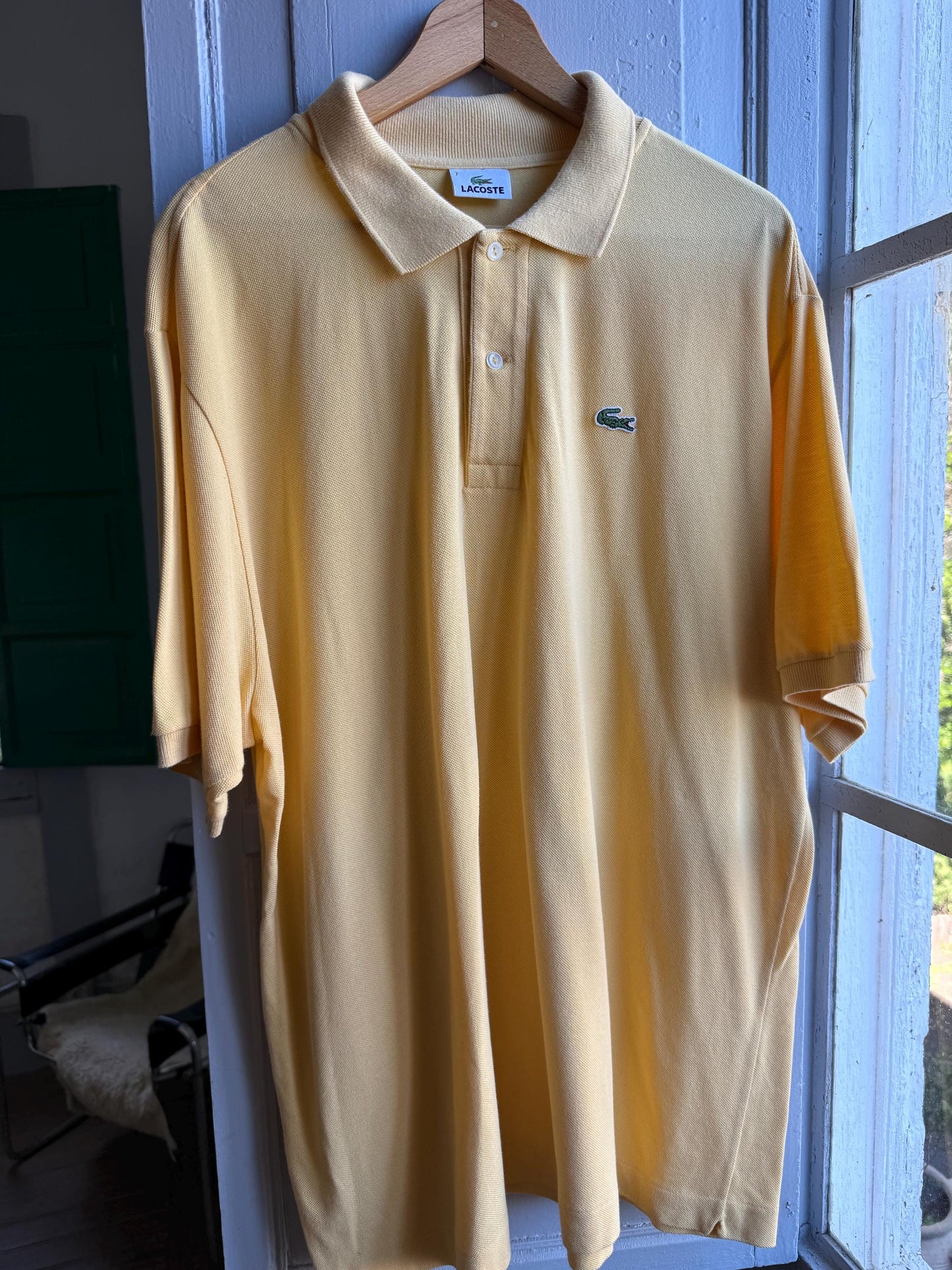 Vintage Yellow Lacoste Polo Shirt for Men — additional view 5
