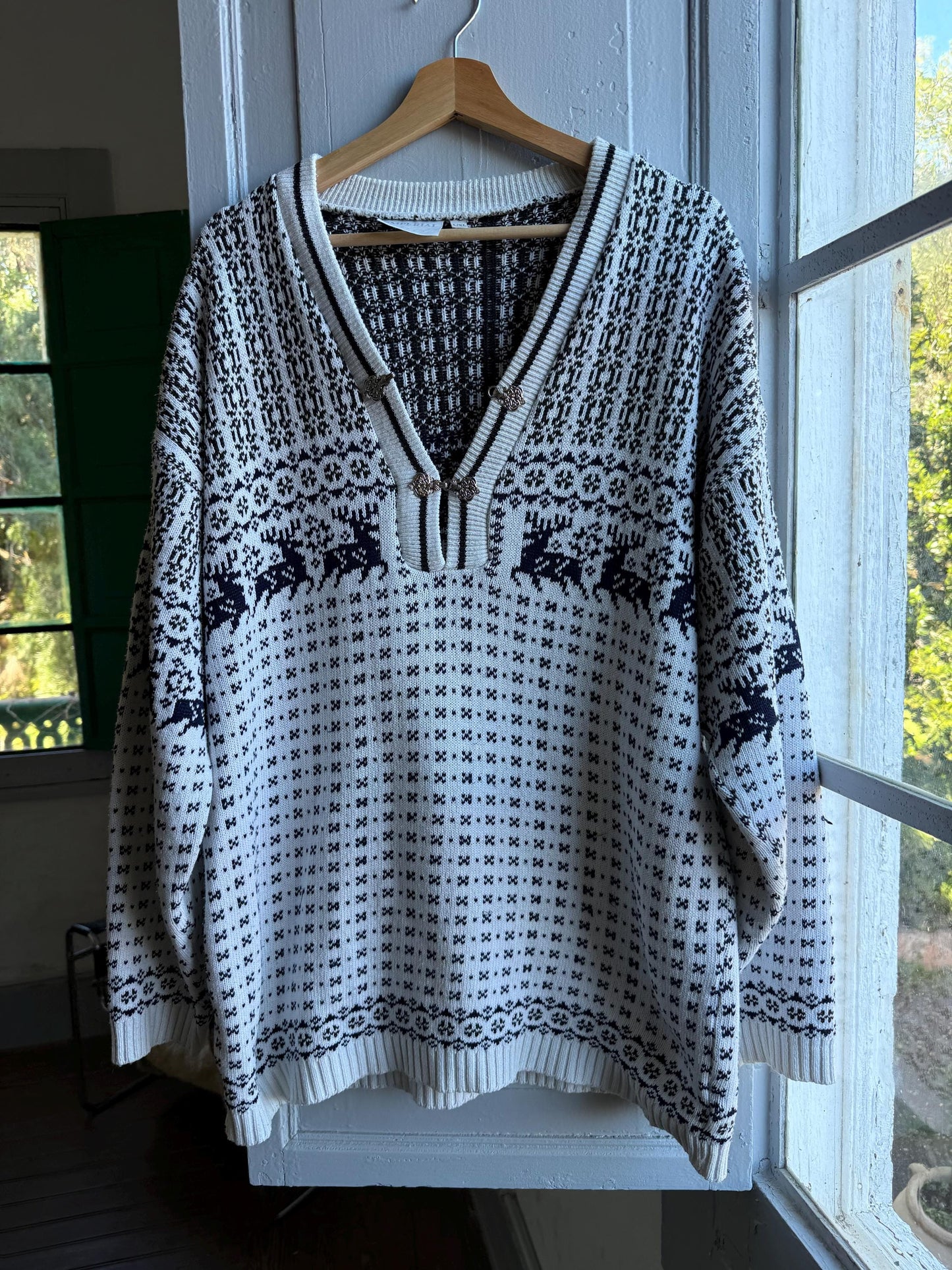 Vintage Fair Isle Norwegian Jumper — additional view 6