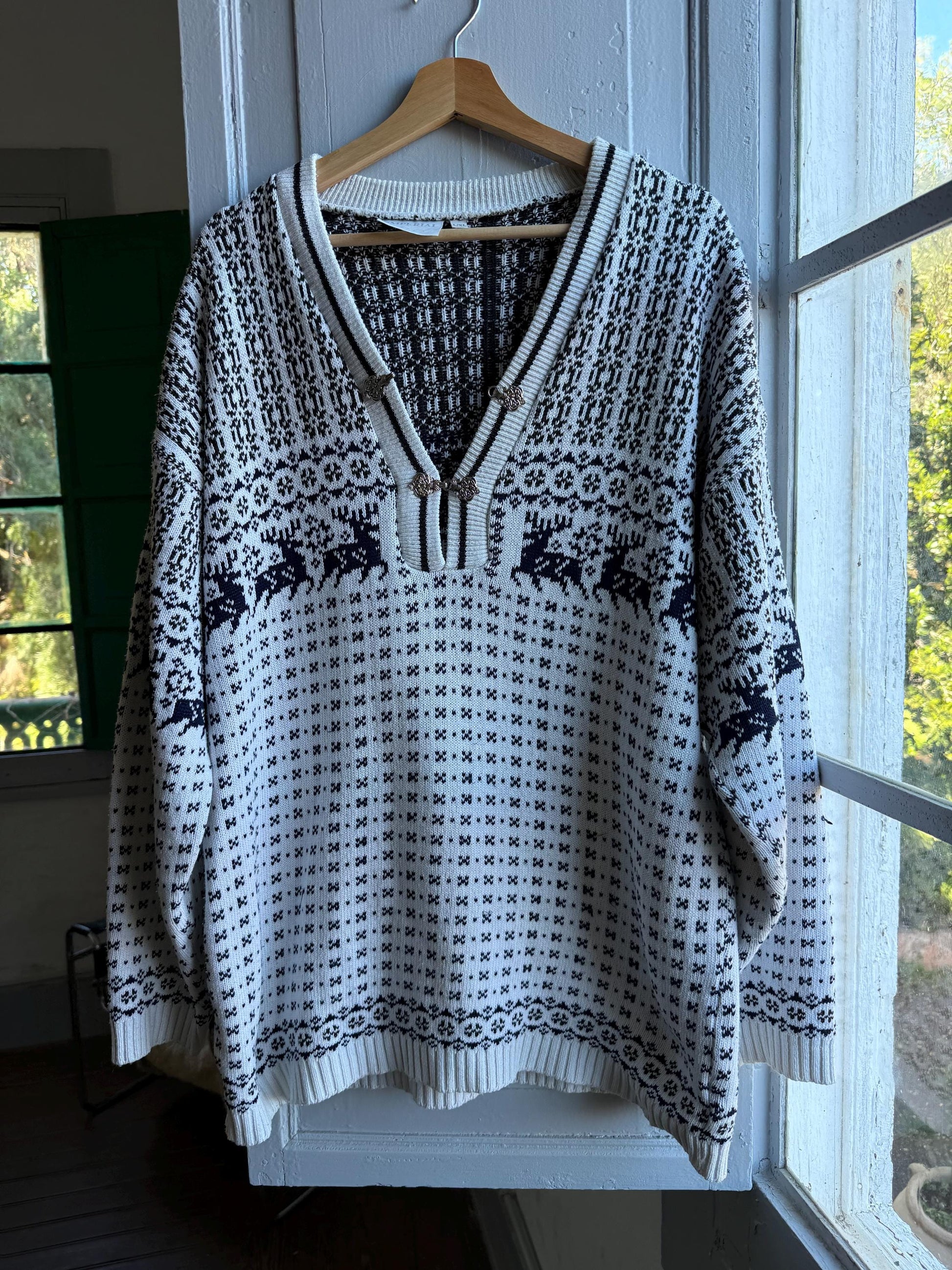 Vintage Fair Isle Norwegian Jumper — additional view 6