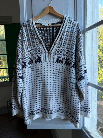 Vintage Fair Isle Norwegian Jumper — additional view 6