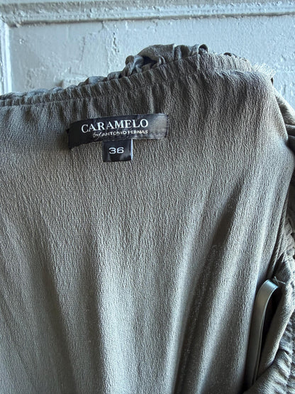 Grey Silk Jumpsuit by Spanish Designer — additional view 11