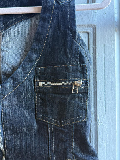 Y2K Denim Gilet in 90s Style — additional view 9
