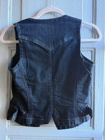 Y2K Denim Gilet in 90s Style — additional view 11