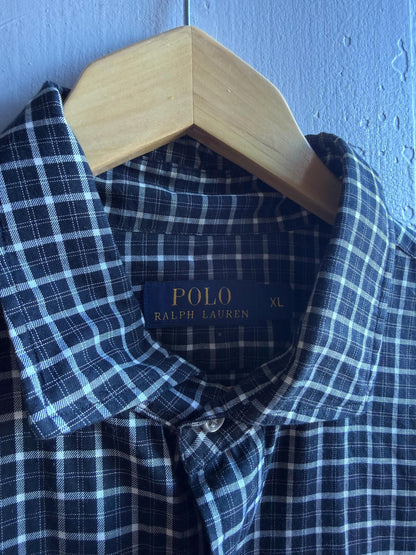 Polo Ralph Lauren Black White Plaid Shirt — additional view 6