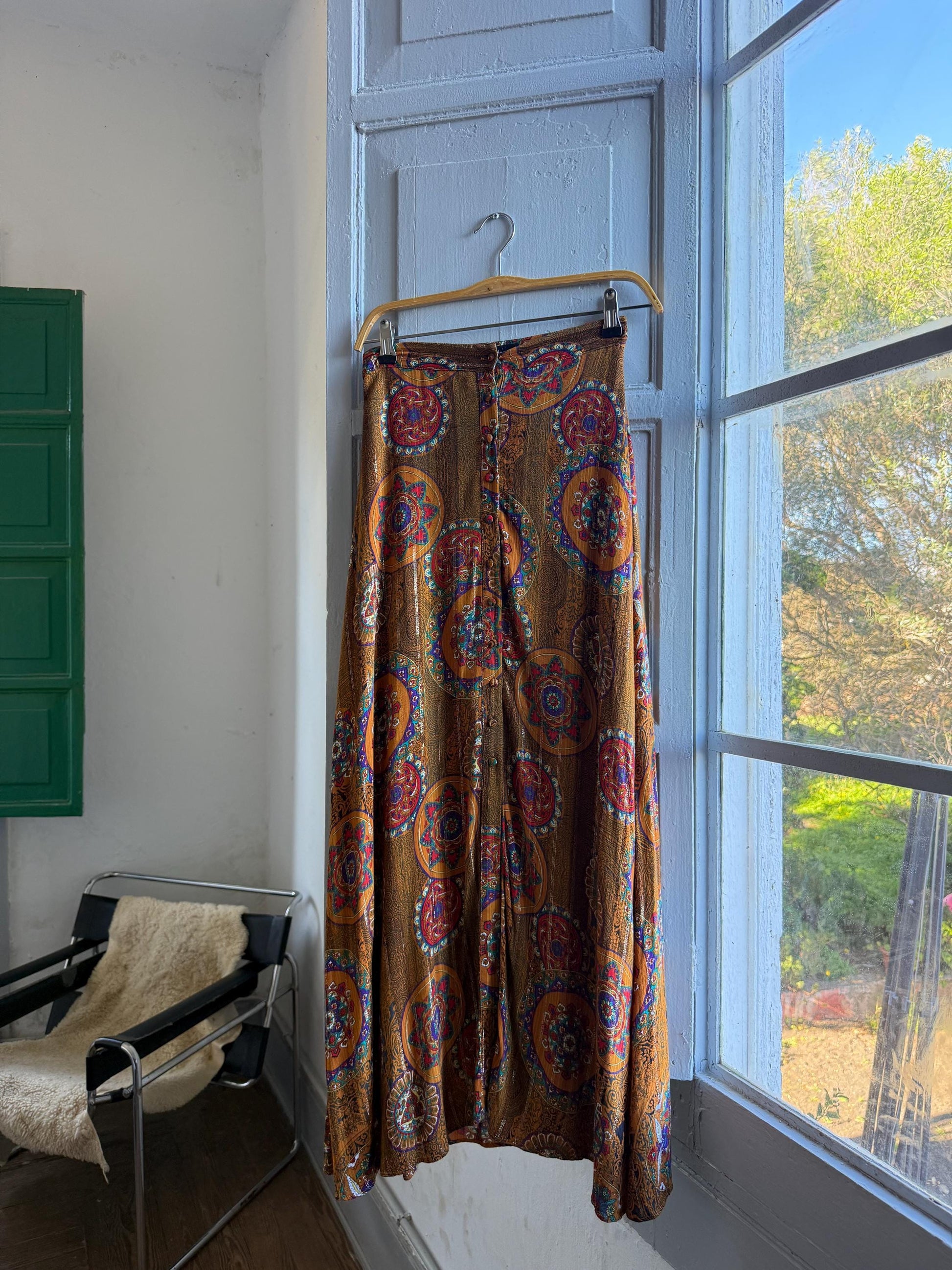 Vintage Desigual Floral Maxi Skirt — detail