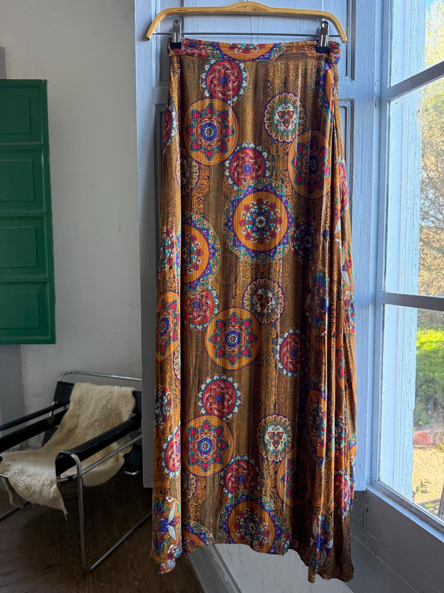 Vintage Desigual Floral Maxi Skirt — additional view 7