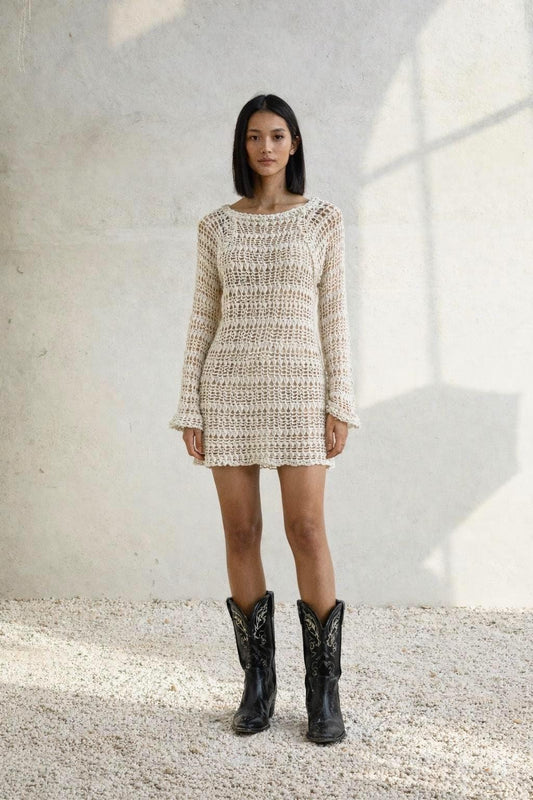 Vintage Isabel Marant Étoile Off-White Knit Dress
