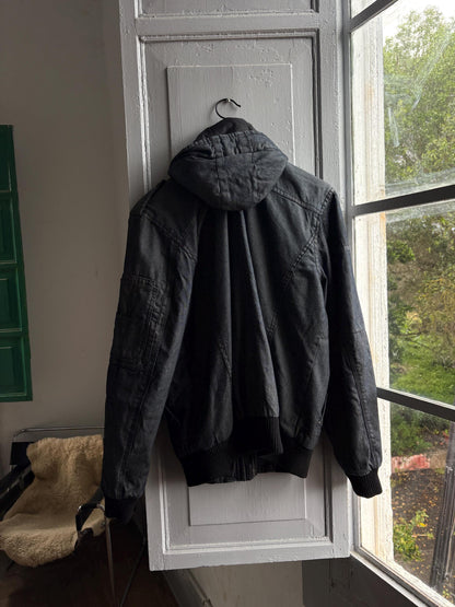 Dark Grey Hooded Men's Jacket — additional view 13