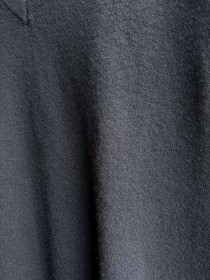 Navy Merino Wool Dark Academia Waistcoat — additional view 9