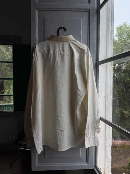 Vintage Italian Luxe Silk Button Up Shirt — additional view 5