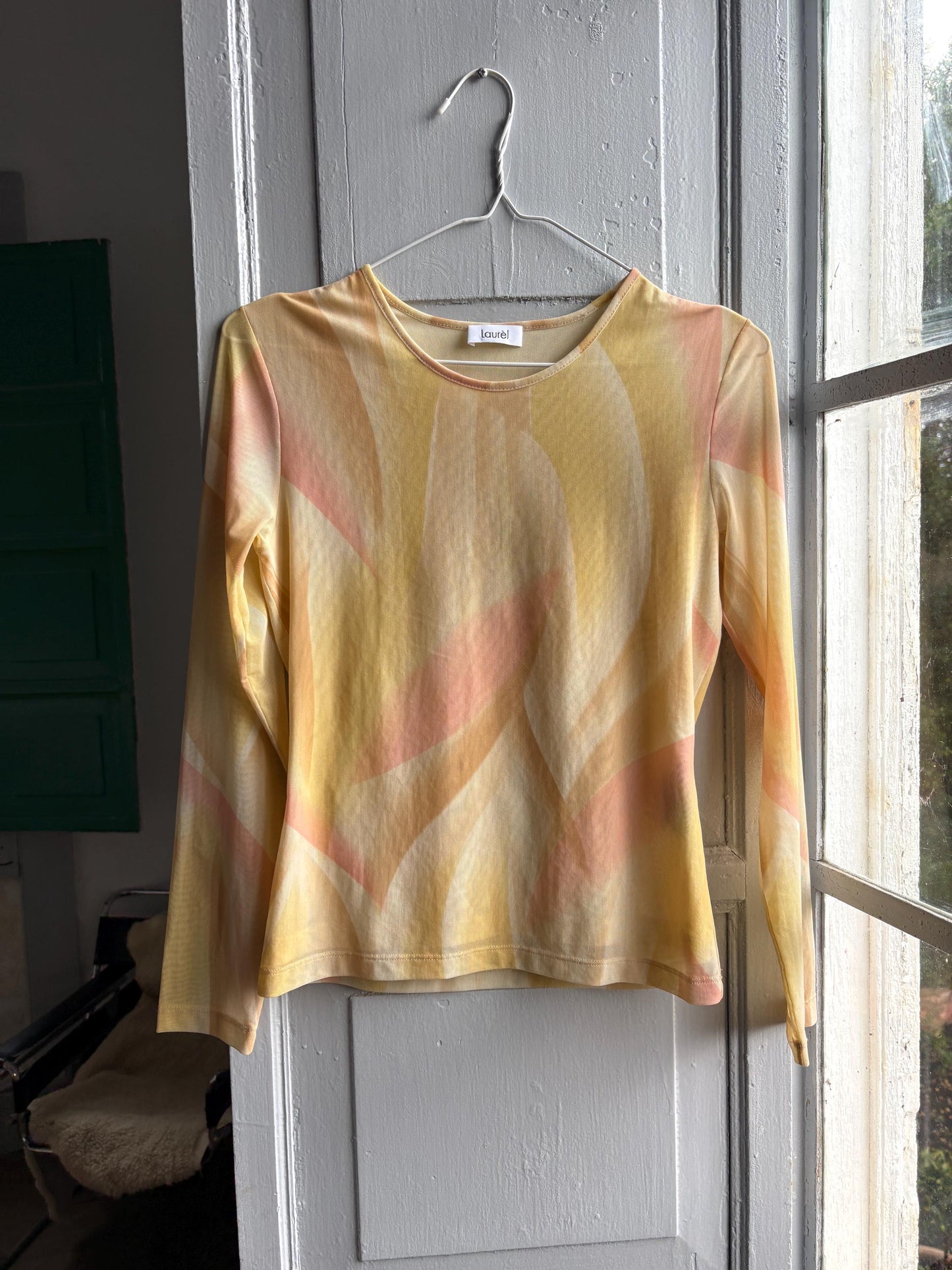 Laurèl Multicolored Sheer Net Top — additional view 7