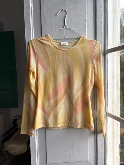 Laurèl Multicolored Sheer Net Top — additional view 7