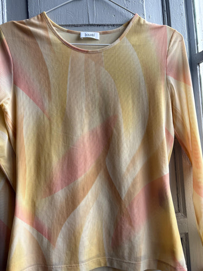 Laurèl Multicolored Sheer Net Top — additional view 11