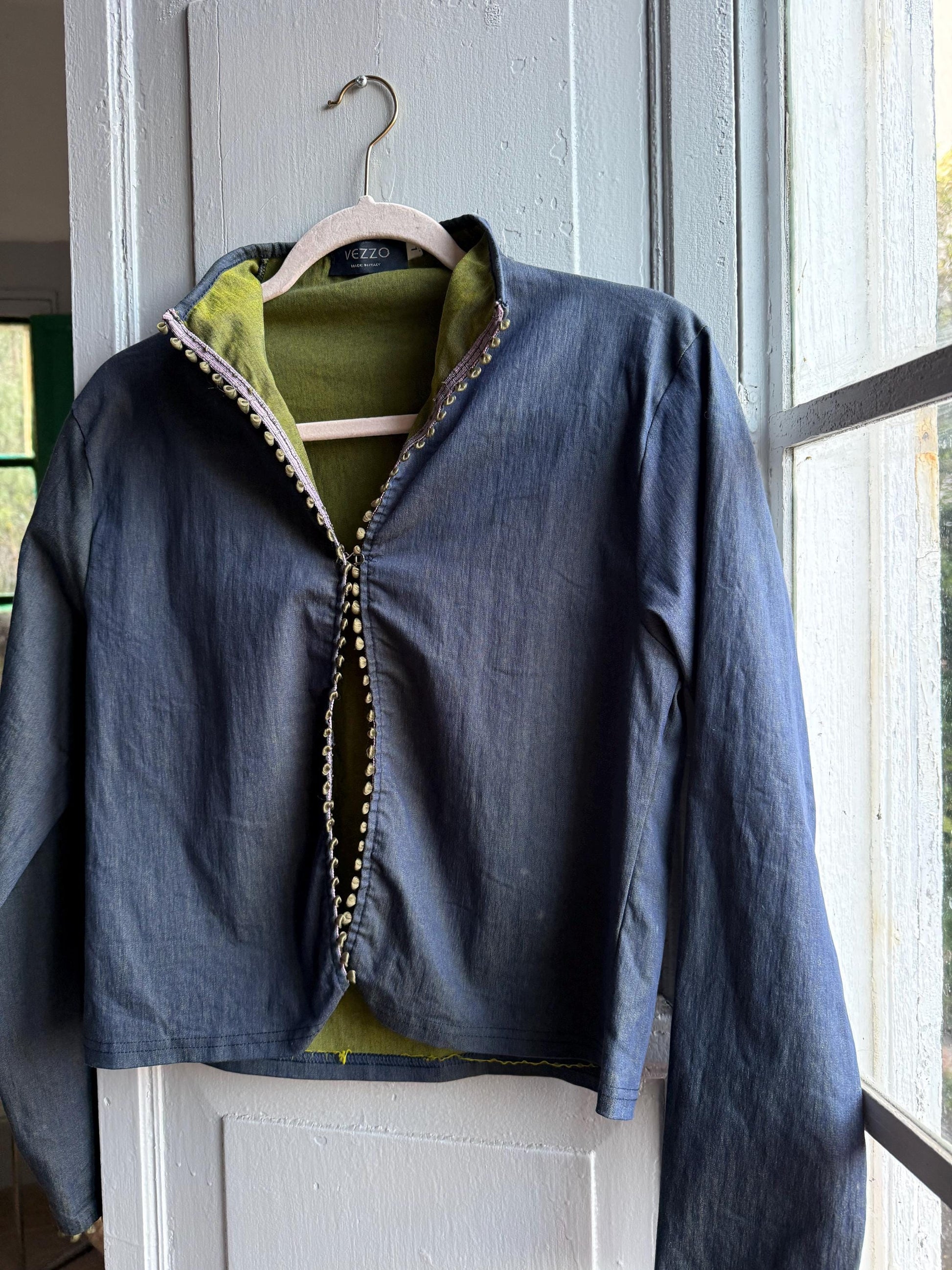 Vintage Y2K Blue and Green Women's Top — additional view 10
