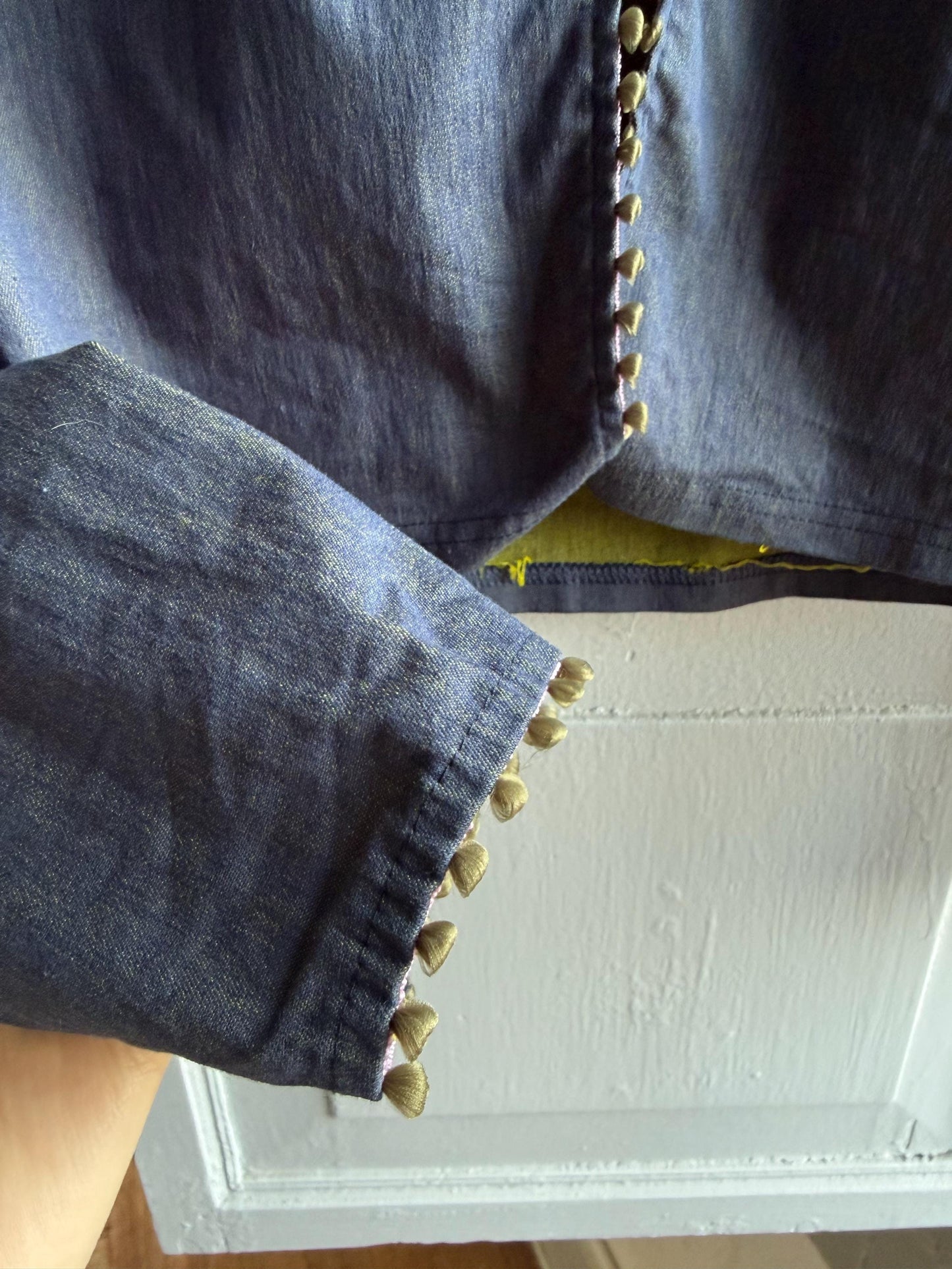 Vintage Y2K Blue and Green Women's Top — additional view 14