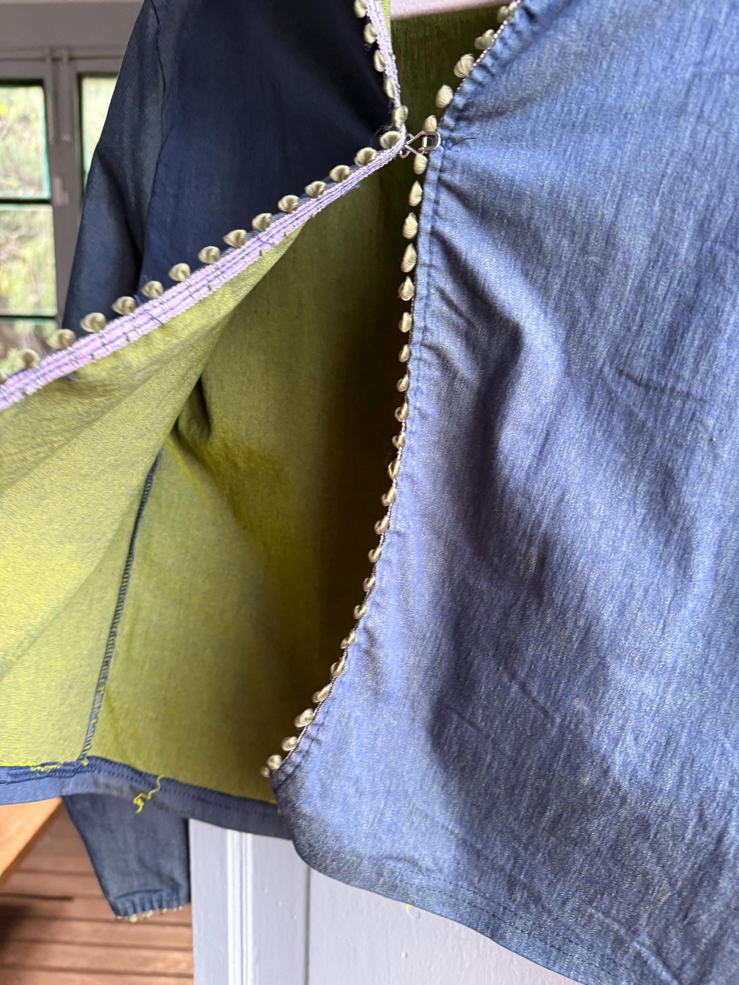 Vintage Y2K Blue and Green Women's Top — additional view 13