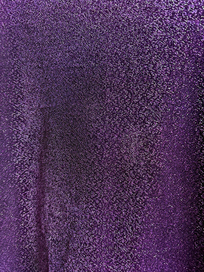 Vintage Purple Glitter Mockneck Top — additional view 9